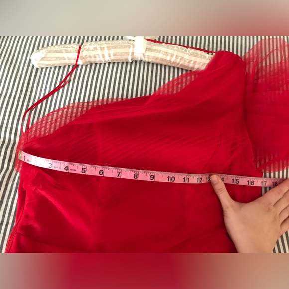 Rubber Ducky brand new ‘Ritz’ gown in red tulle, size Large - Picture 8 of 8